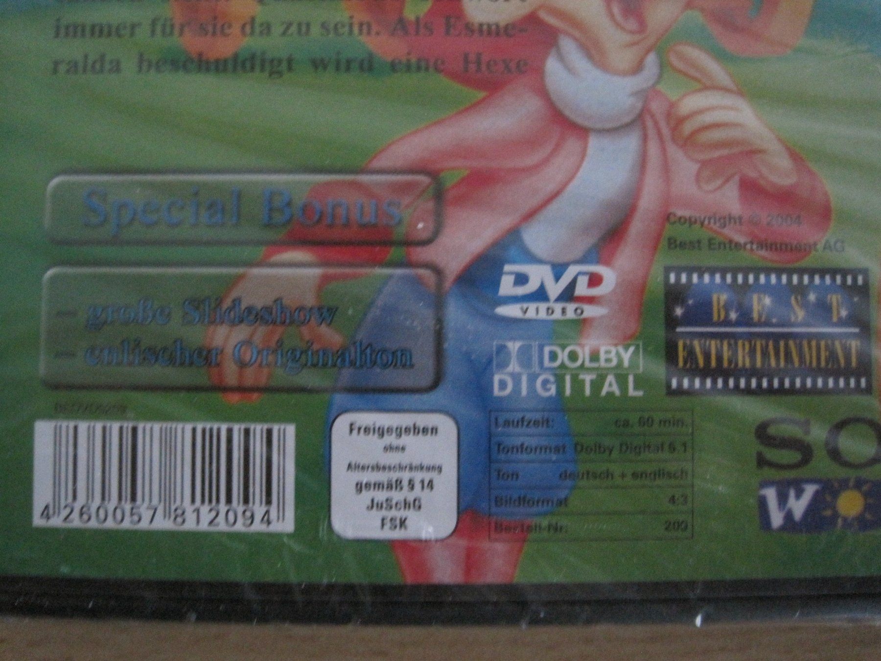 Alle DVDs: DVD Der Glöckner von Notre Dame – Neu und originalverpackt aus Schachen LU von moepsli5 2