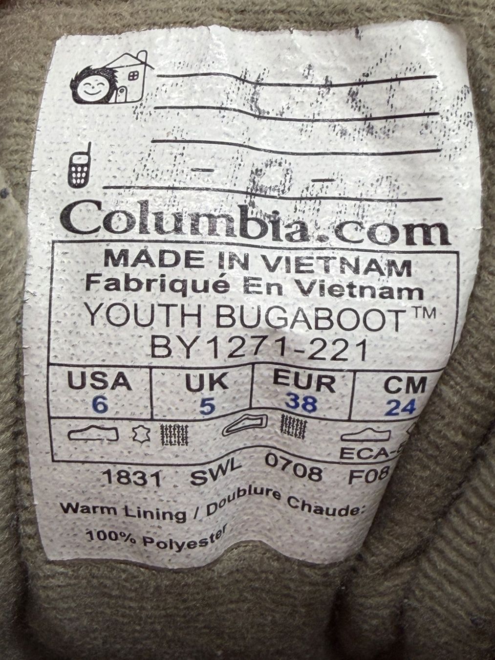 Columbia Scarpe da uomo: Bottes de neige Columbia Bugaboot, Pointure 38 – Usato da Morges venduto da Novantica 1