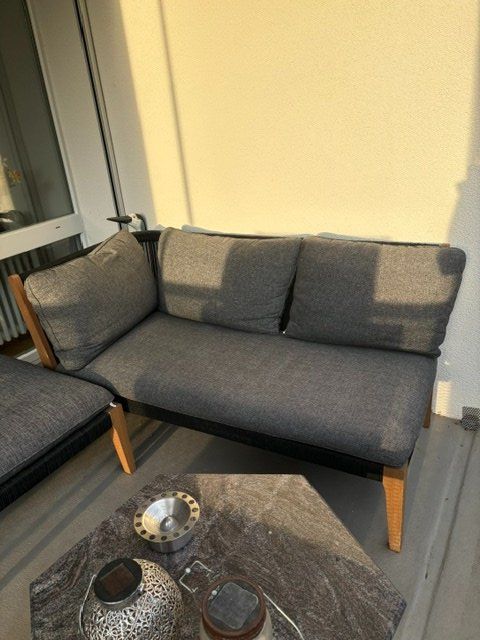 Micasa Sofas: Garten Lounge anthrazit guter Zustand – D'occasion à Aarau par Fofli
