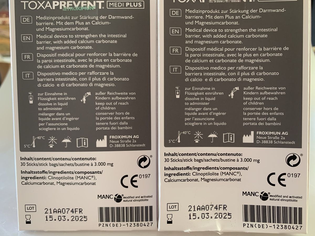 Cibi & Specialità: Toxaprevent Mediplus – Nuovo e nell'imballaggio originale da Männedorf venduto da palladio 3