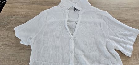 Chicoree Bluse, weiss, Grösse M, Sommer Look, sehr gut