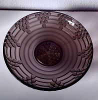 Vintage Art Deco Schale aus Pressglas 20er 40er Jahre 