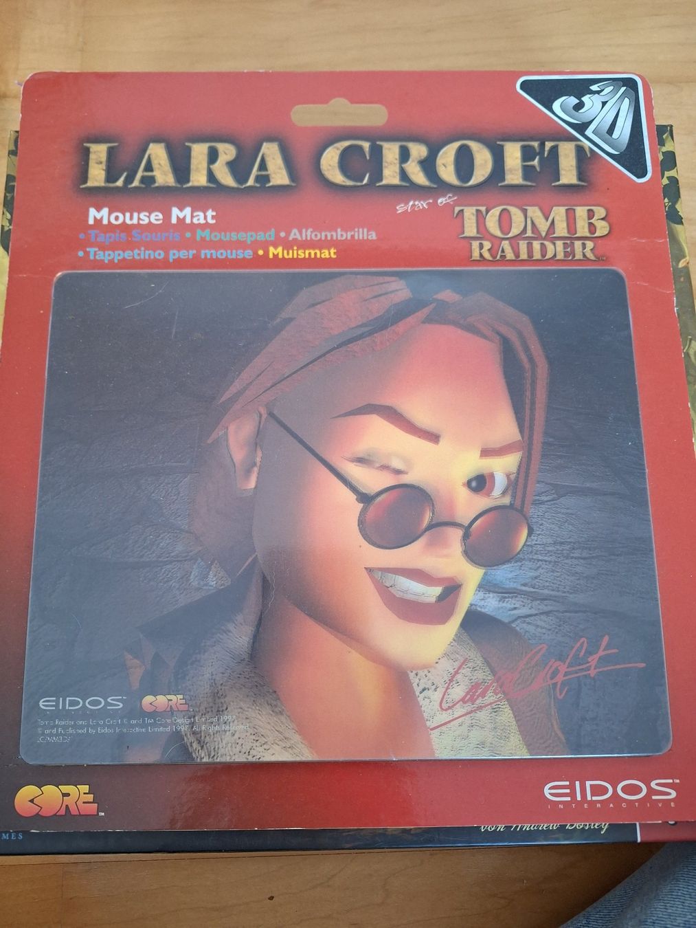 Giochi: Tomb Raider - Vintage Original Stuff Mouse Mat "SEALED" – Usato da Altstätten SG venduto da GGsGameshop