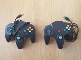 2 Nintendo 64 N64 Pads