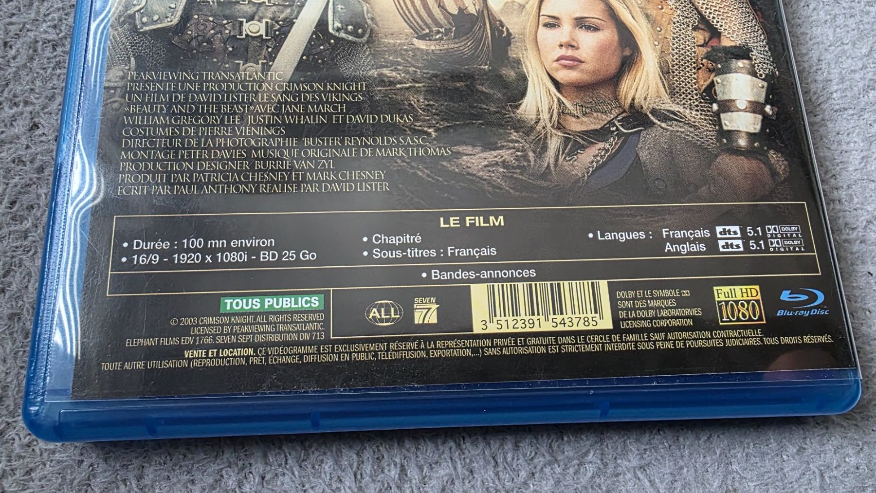 Tutti i DVDs: Le Sang des Vikings - Blu-ray – Usato da Bionnens venduto da Meg011 2
