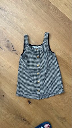 Kleid mit Karomuster und Knöpfen Grösse 98