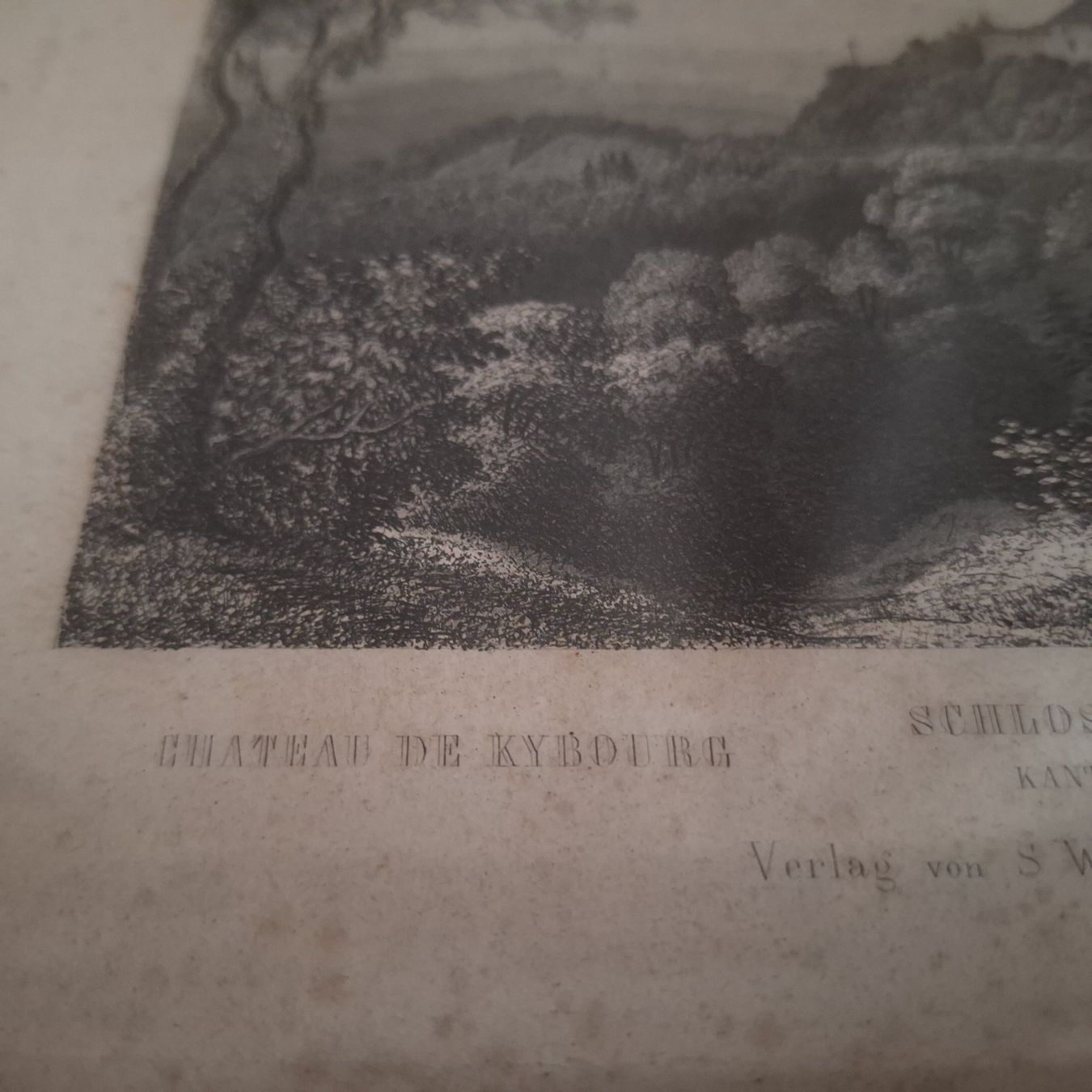 Poster & Bilder: Altes Bild Kyburg im Rahmen – Gebraucht aus Winterthur von Goldpipau 6