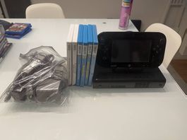 Nintendo Wii U + 6 Spiele