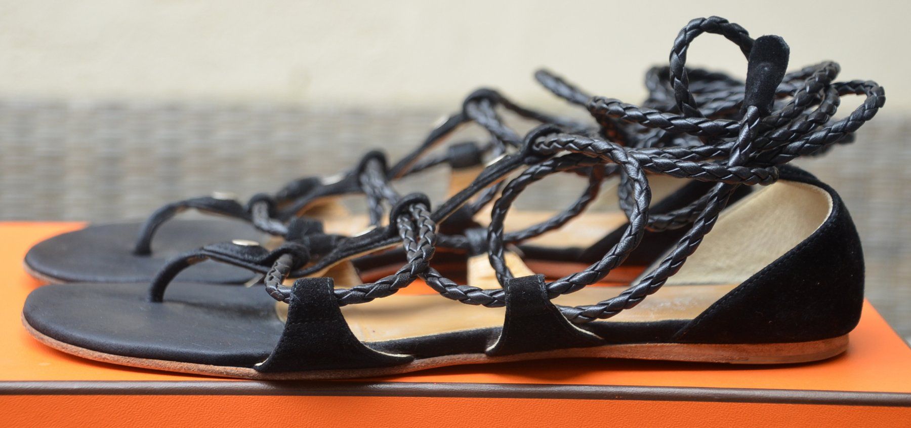 Hermès Scarpe da donna: Hermès Sandalen / sandales .38 – Usato da Collonges venduto da Auganien 4