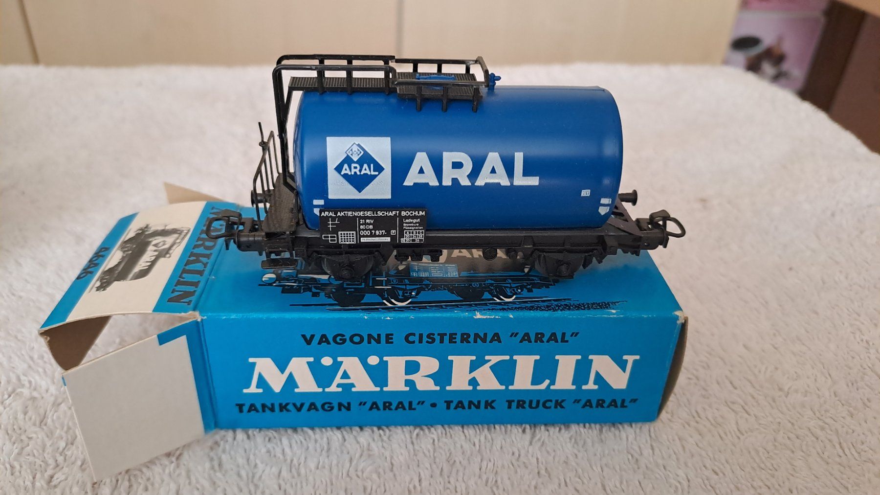 Märklin Modellini di ferrovie: Märklin 9 verschiedene Güterwagen H0 WS/21 – Usato da Winterthur venduto da Riebeli333 4