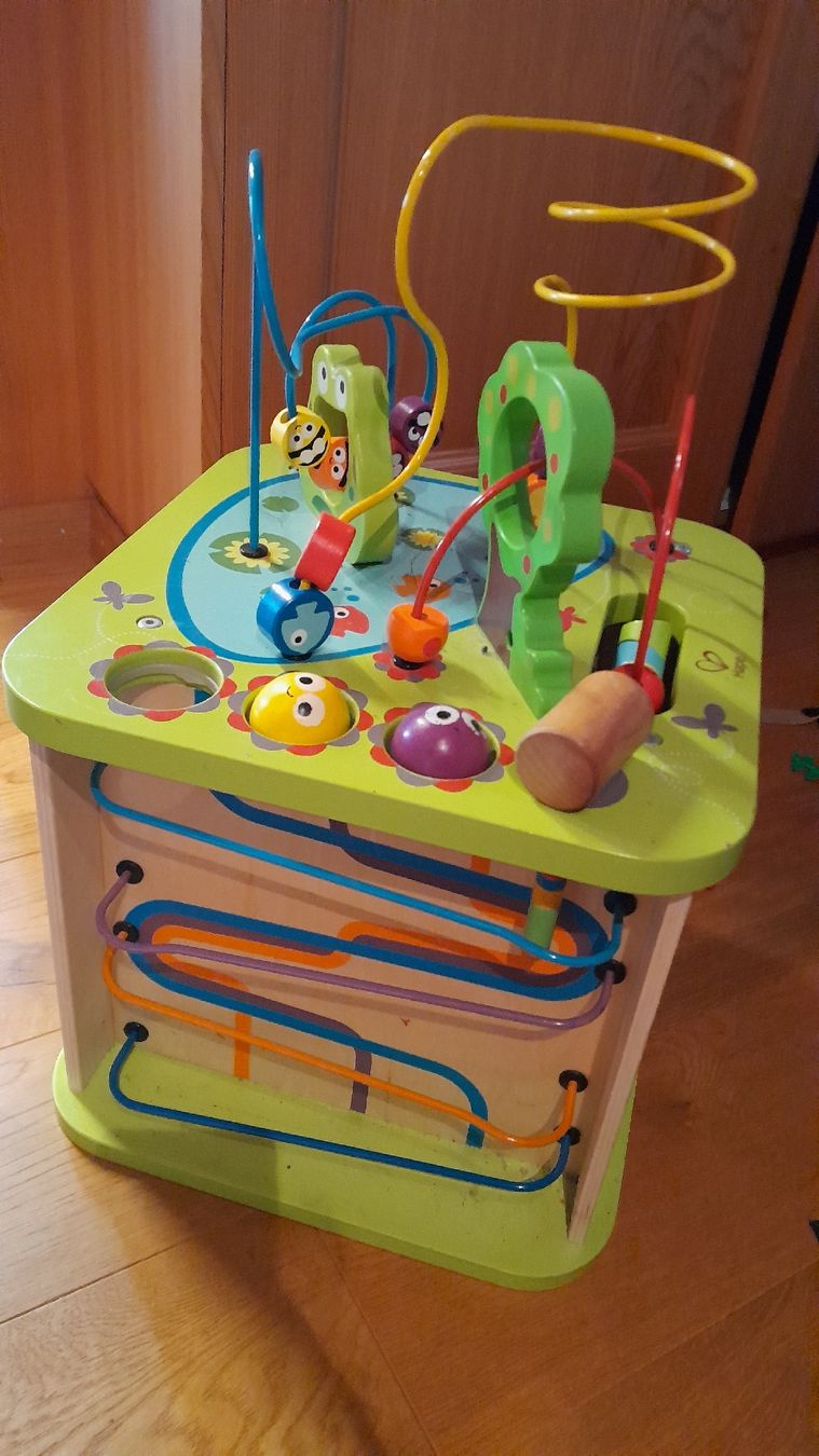 Hape Giocattoli: Motorikwürfel Hape – Usato da Sumiswald venduto da Rotmy 5
