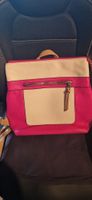 Schicke pink-beige Handtasche für den Sommer