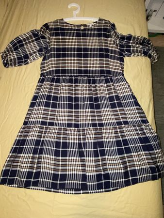 S.Oliver Kleid, Gr. S, kariert, Herbst Look 🍁