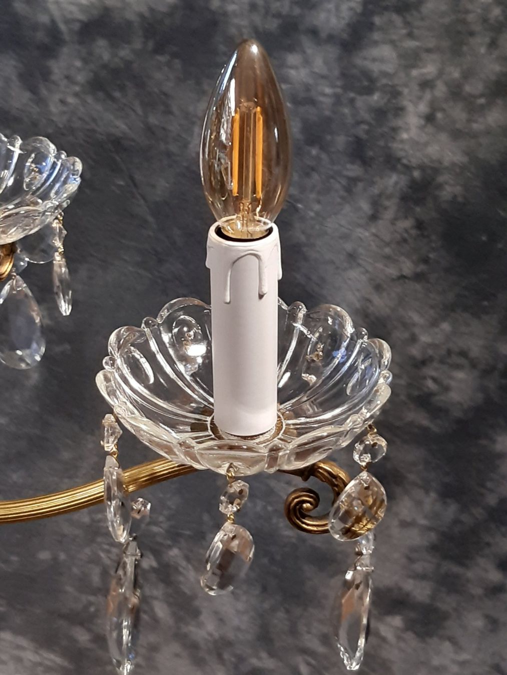 Lampadari & plafoniere: Alter Kronleuchter 5 Flammig Total Restauriert – Usato da Winterthur venduto da lampenretter 5