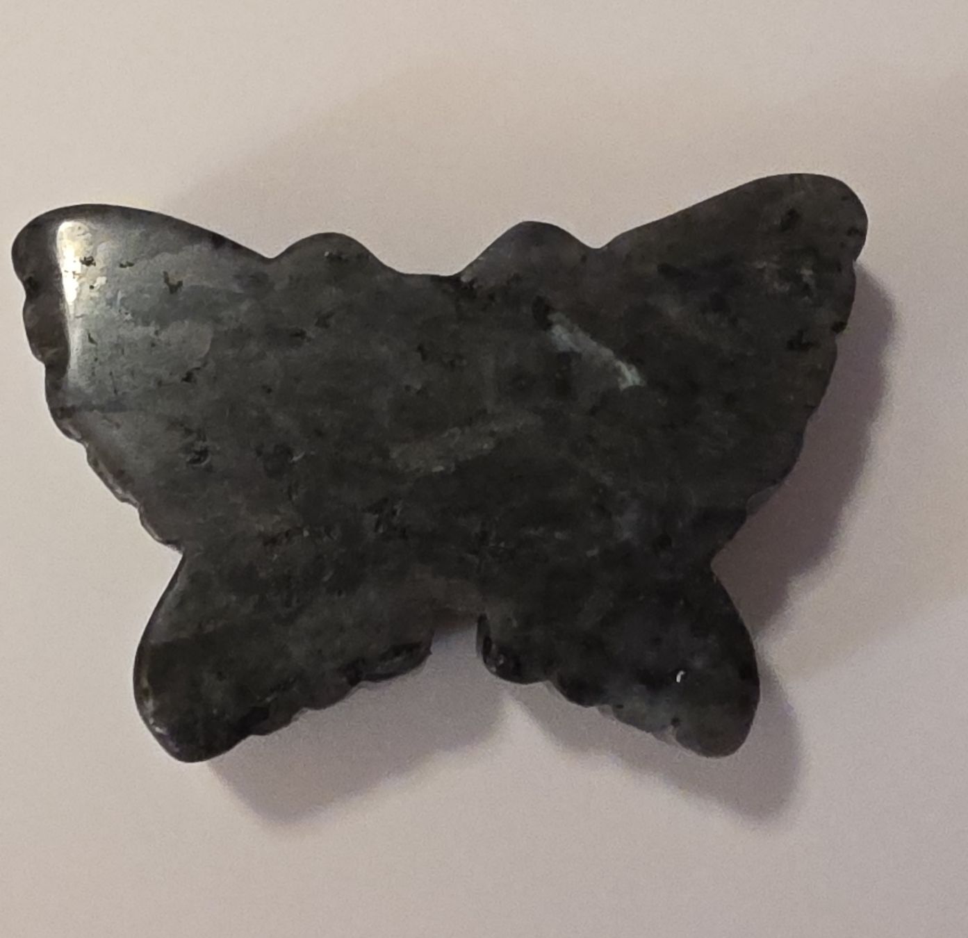 Minerali & Pietre curative: Labradorit Schmetterling Figur 5x3x1cm. – Nuovo e nell'imballaggio originale da Menziken venduto da Mirager 1