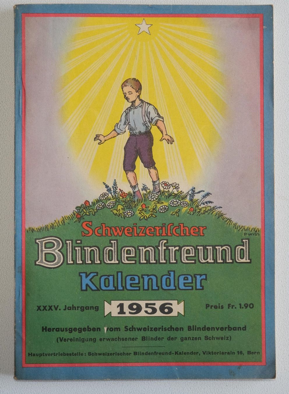 Revues & Magazines: Schweizerischer Blindenfreund Kalender 1956 – D'occasion à Zürich par Melody2000
