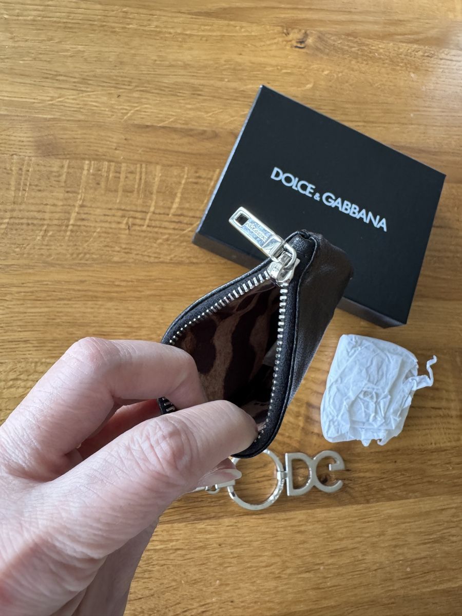 Dolce & Gabbana Portachiavi: Dolce & Gabbana coin purse with key ring – Nuovo e nell'imballaggio originale da Basel venduto da ira2005 1