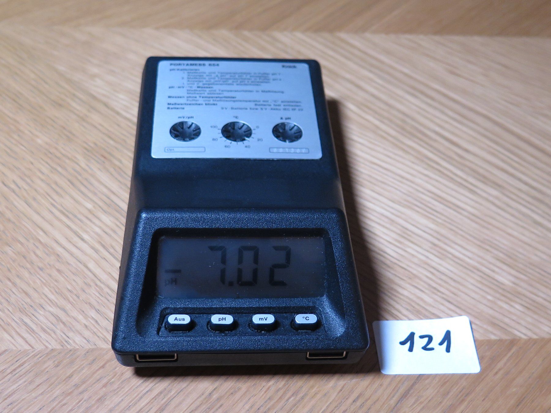 Misurare: Batterie-ph-Meter "Portamess 654" – Usato da Basel venduto da Deko1