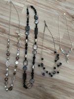 **4 Modeschmuck Halsketten, selten gebraucht**