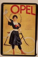Opel Blechschild - Die Siegerin - Retro Look