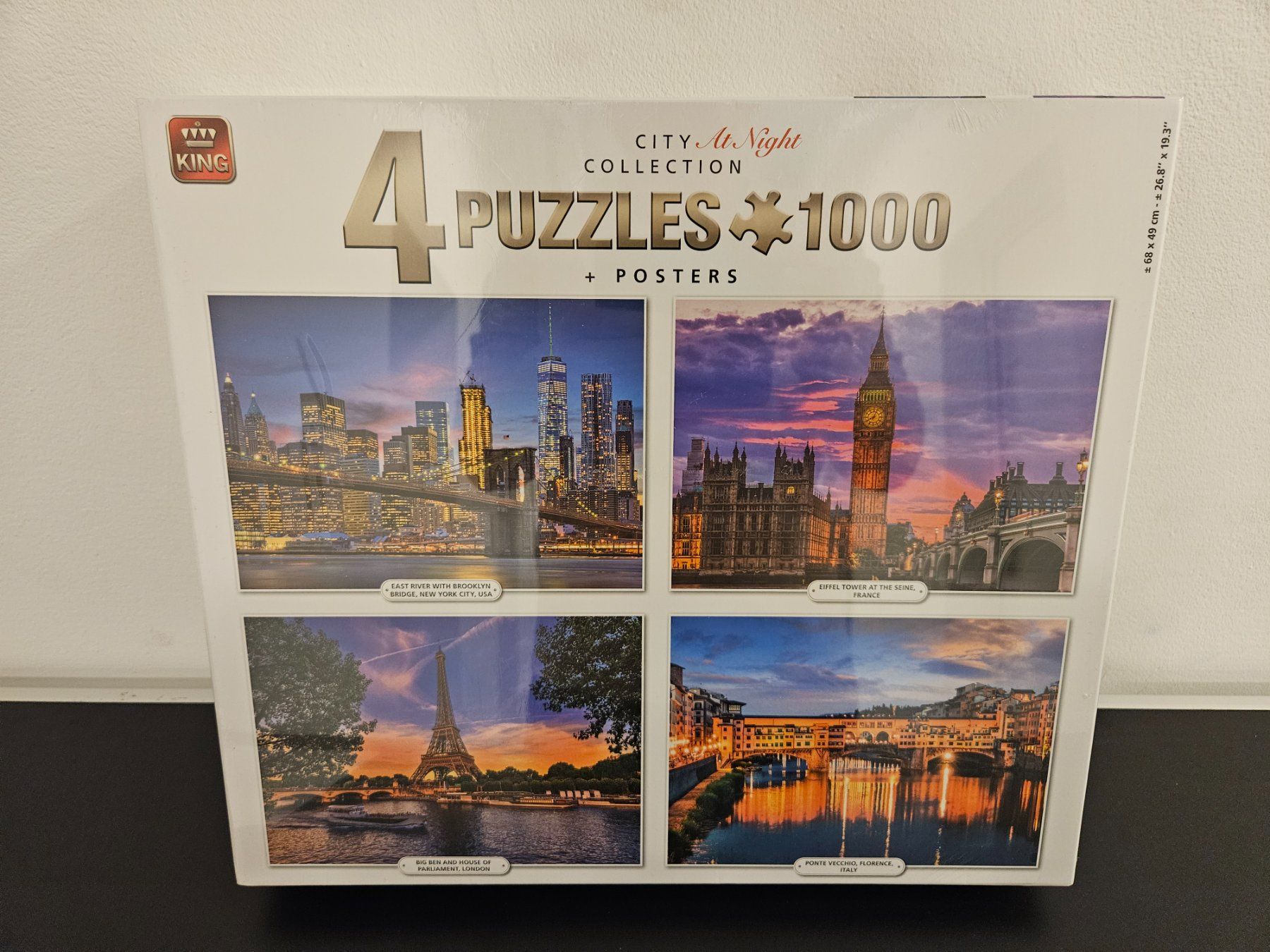 Puzzle: Neu - King -  Puzzle 4x1000tlg. Städte – Nuovo e nell'imballaggio originale da Dagmersellen venduto da Jarsetz_Restposten