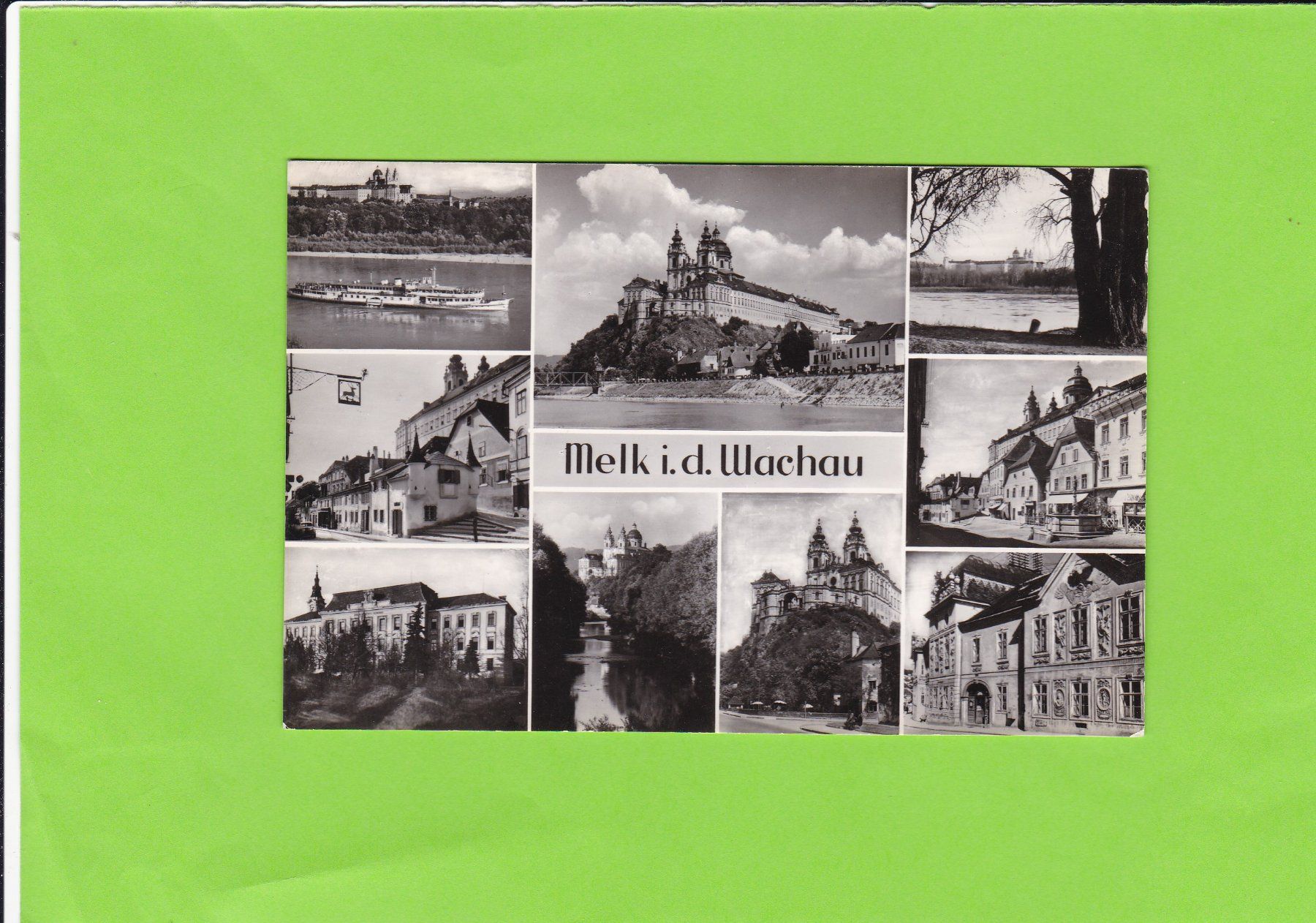 Ansichtskarten: Melk i.d. Wachau – Gebraucht aus St. Peterzell von neckertal