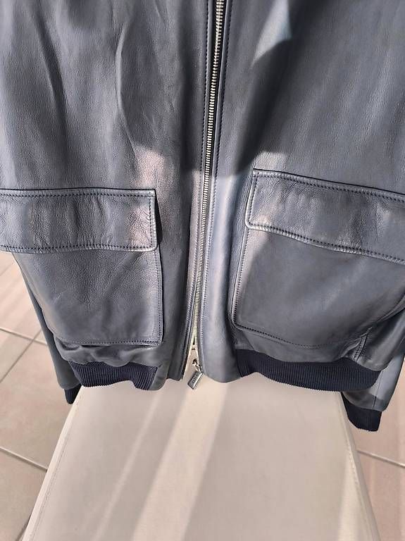 Jacken: Bally Lederjacke Dunkelblau XL – Gebraucht aus Wangen ZH von Tusch20 3