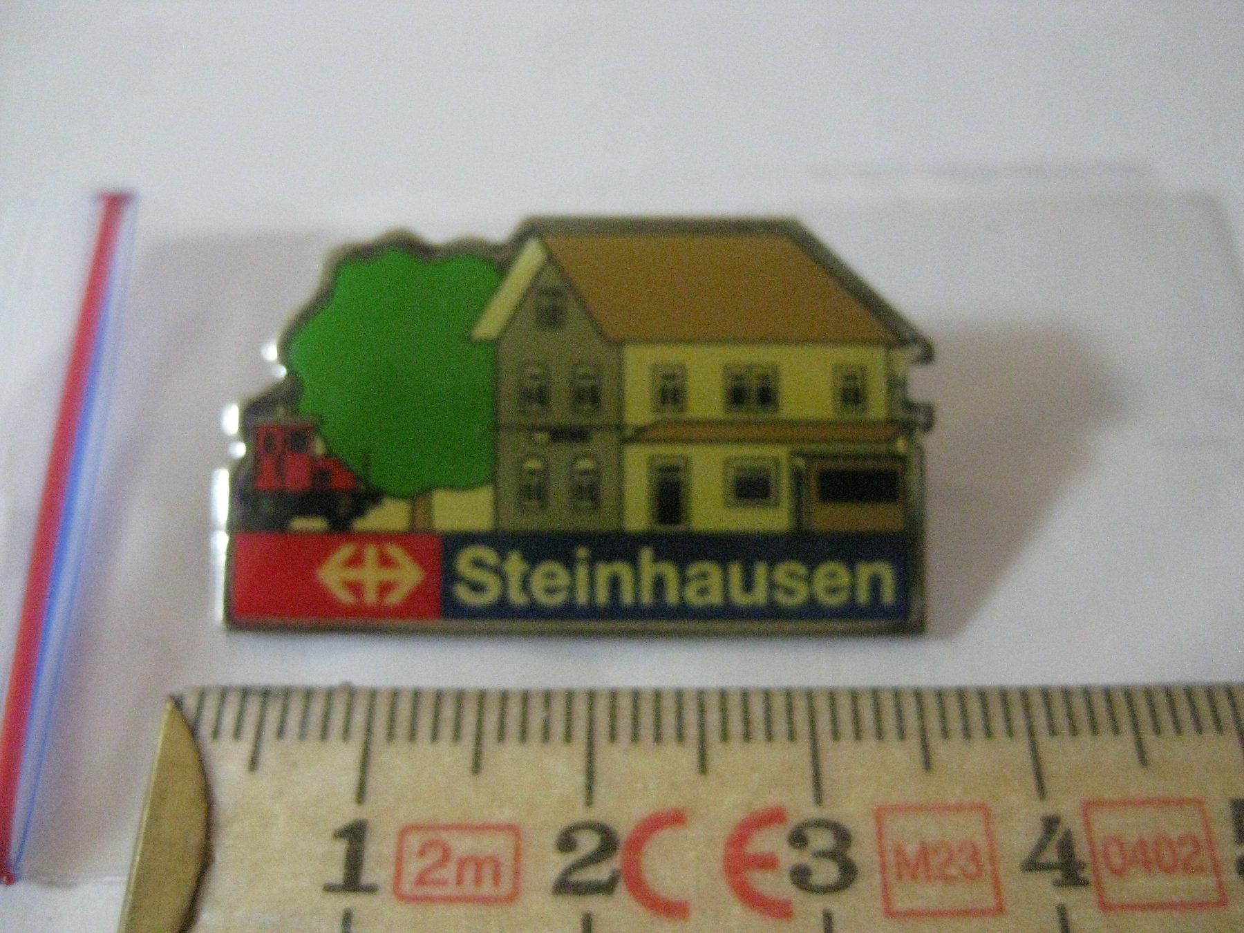 SBB/CFF/FFS Placchette & Badge: SBB Bahn / Bahnhof Steinhausen Limitiert – Usato da Münchenbuchsee venduto da neuwertig-gespart 1