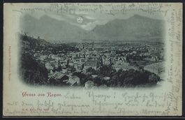 Mondschein-AK Ragaz, Blick über die D