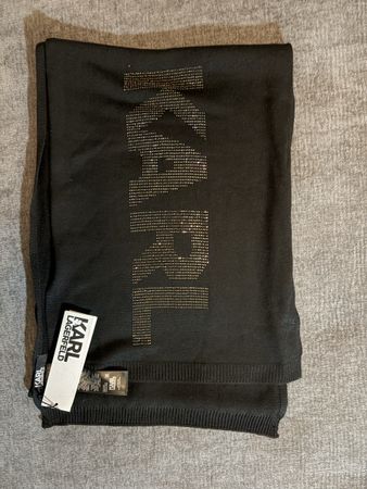 Karl Lagerfeld Schal, Schwarz, Neu mit Etikett! Top! (54)
