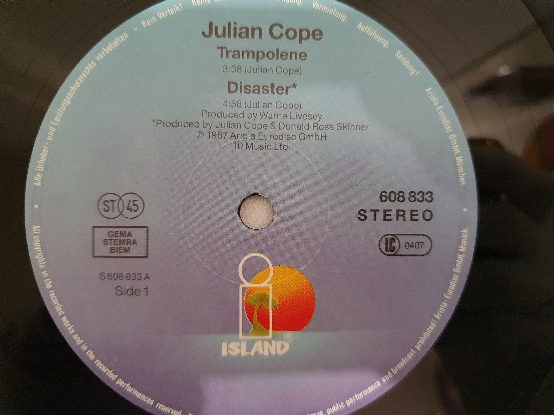 Dischi in vinile: Julian Cope – Trampolene – Usato da Uster venduto da Vinyl-Leidenschaft 3