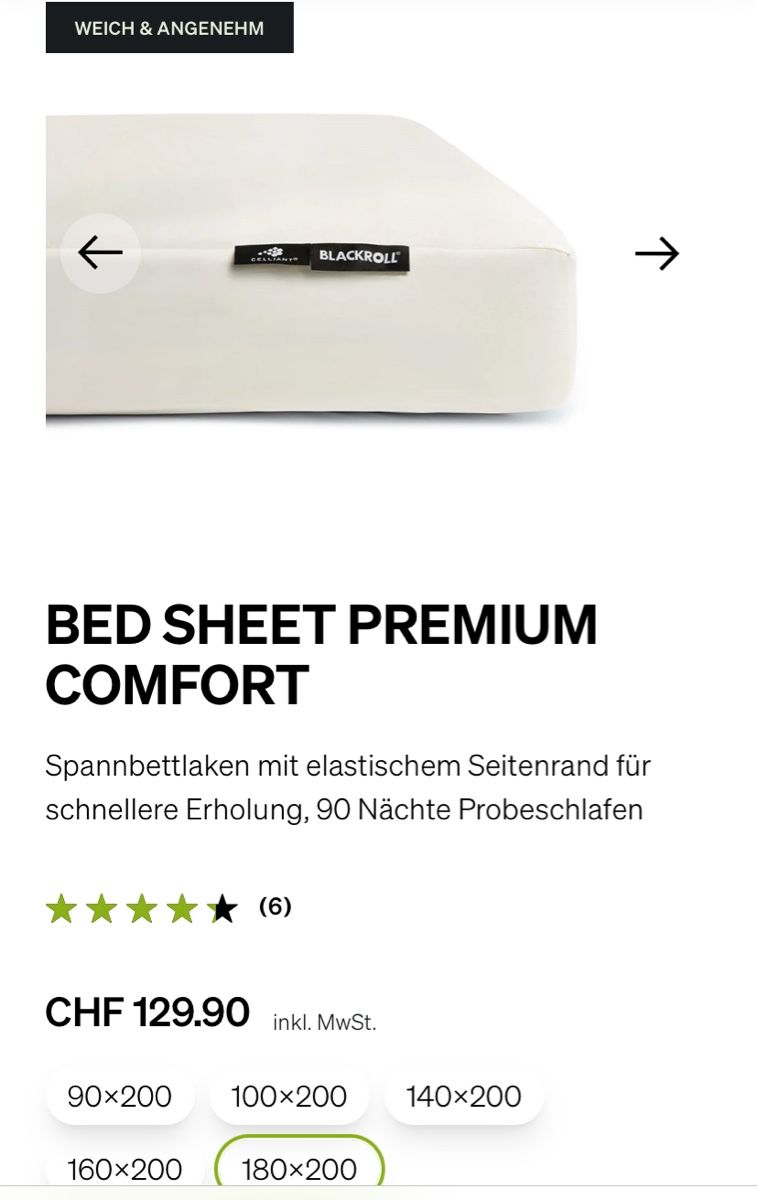 Letti: BLACKROLL Premium Bettwäsche Off-white – Nuovo (secondo la descrizione) da St. Gallen venduto da Nobra001 1