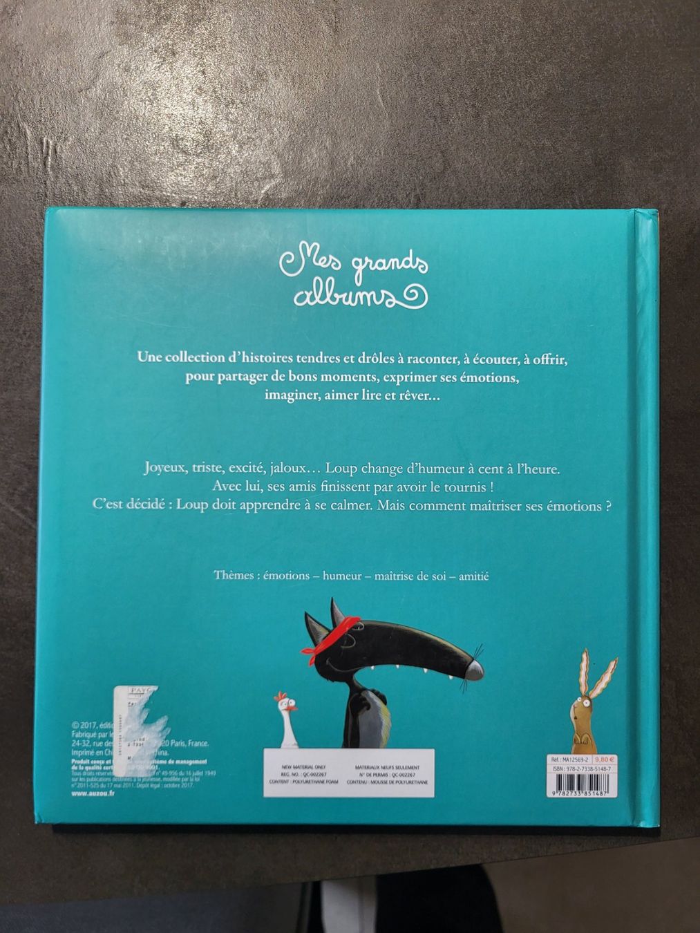 Livre Le loup qui apprivoisait ses émotions (D'occasion) à Gampelen — free download