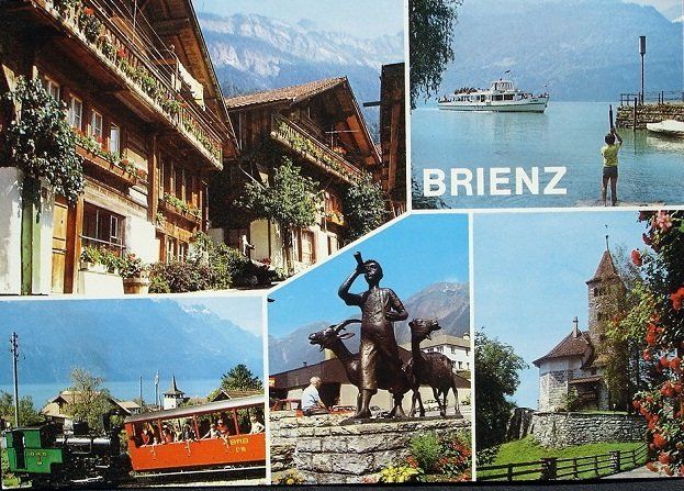 Ansichtskarten: BRIENZ Brienzer Rothorn-Bahn, Schiff – Gebraucht aus Jona von philajona