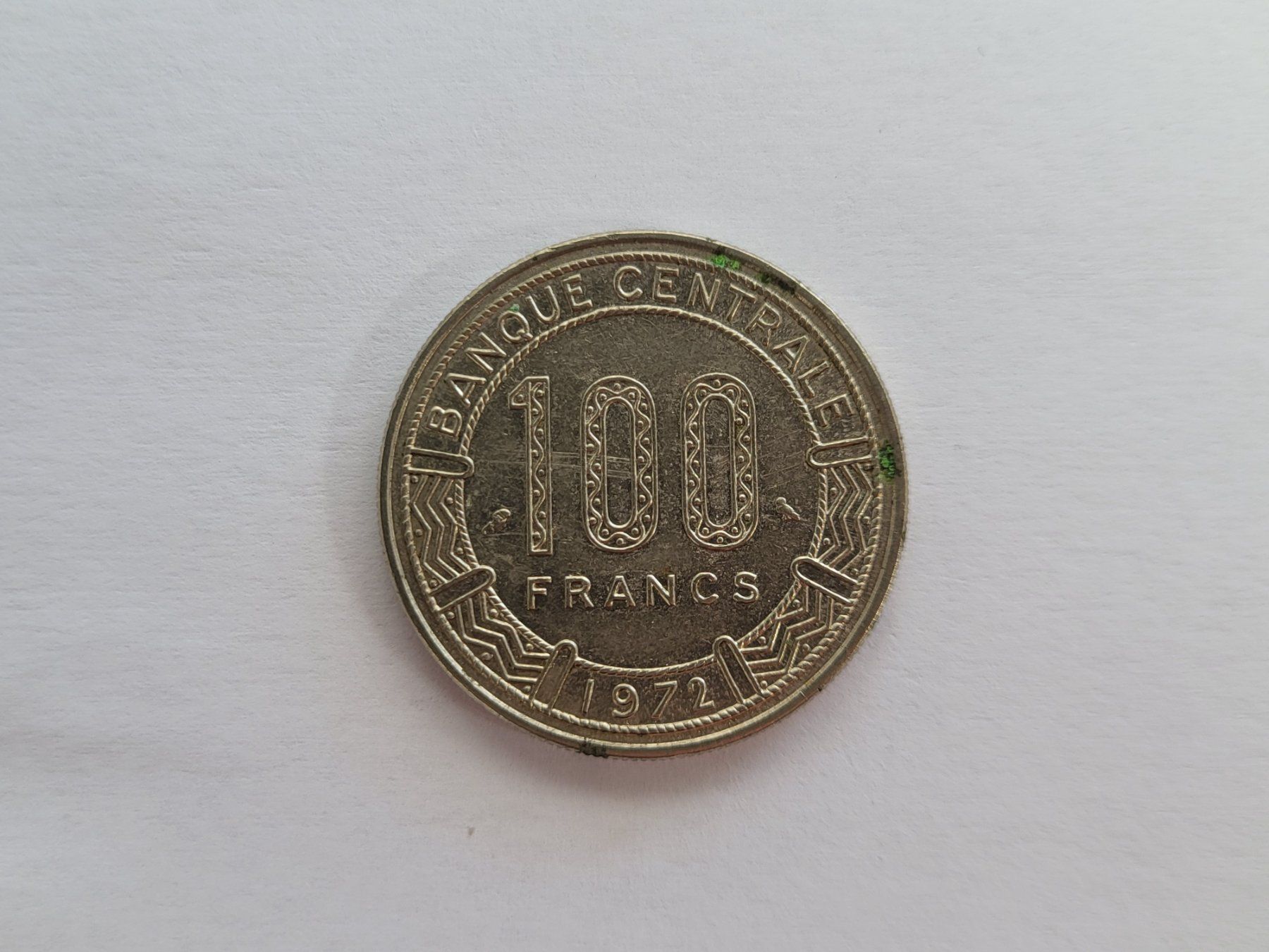Tutti le monete: 100 Francs 1972 Tschad – Usato da Pravidondaz venduto da LVtik