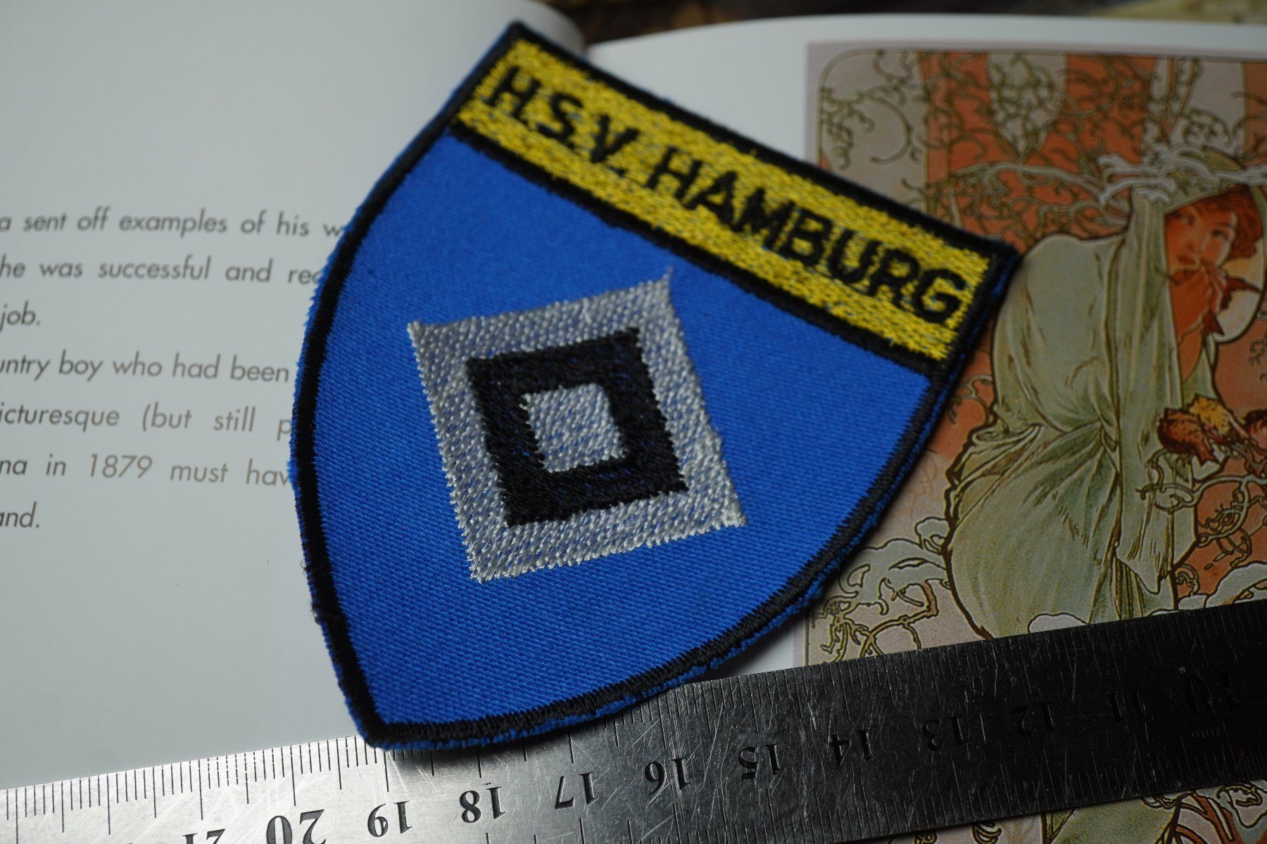 Toppe: H.S.V Hamburg     "patch " – Nuovo e nell'imballaggio originale da Eschenbach SG venduto da craniums 1