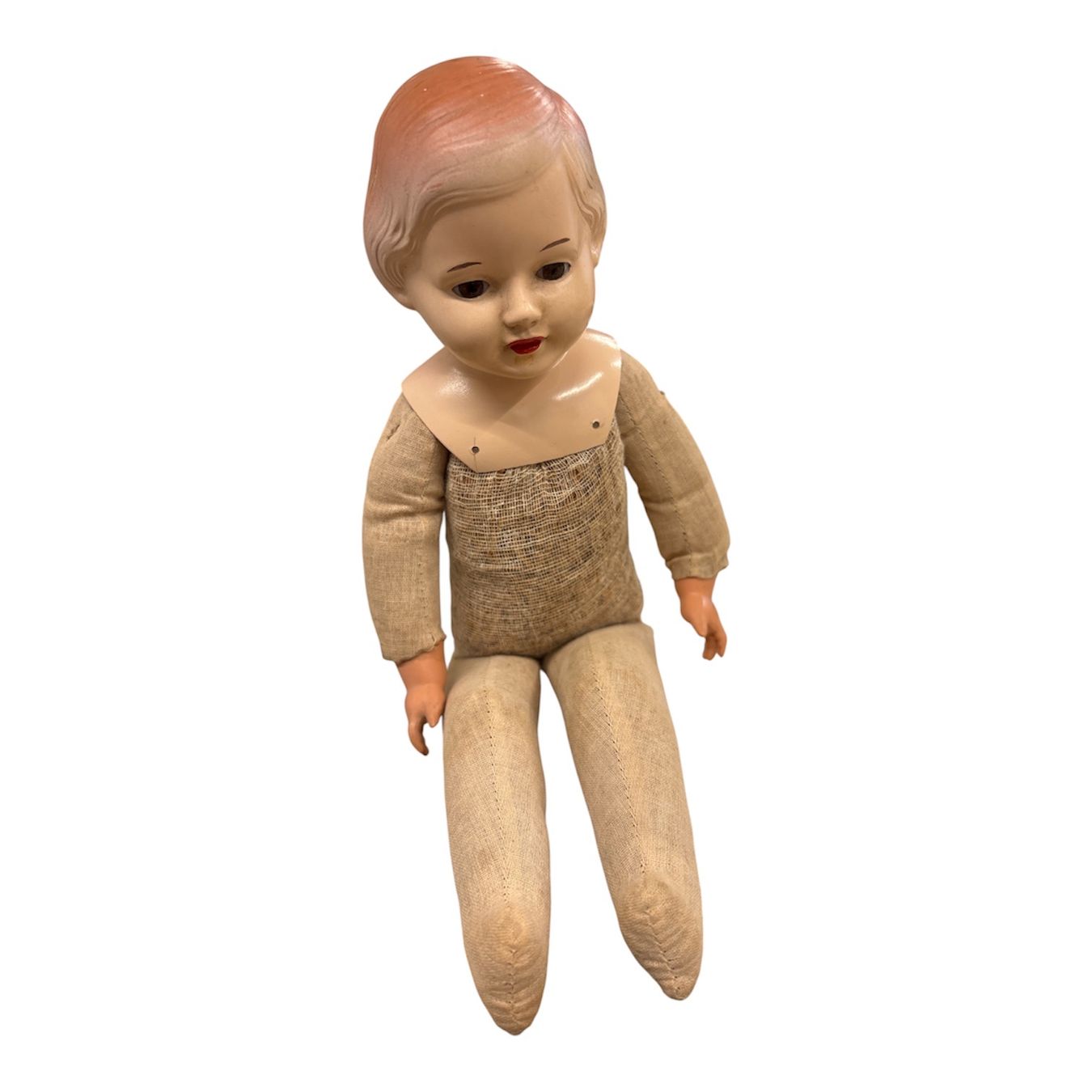 Poupées: Puppe - Brustplattpuppe "Cellba" mit Stoffkörper - 32 cm – D'occasion à Pratteln par Dollshop 4