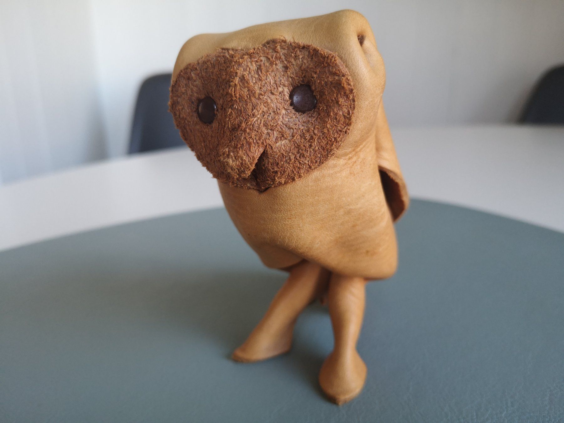 Figurines: DERU GERMANY LEDER EULE / UHU 60ER J. – D'occasion à Sissach par Megane21 5