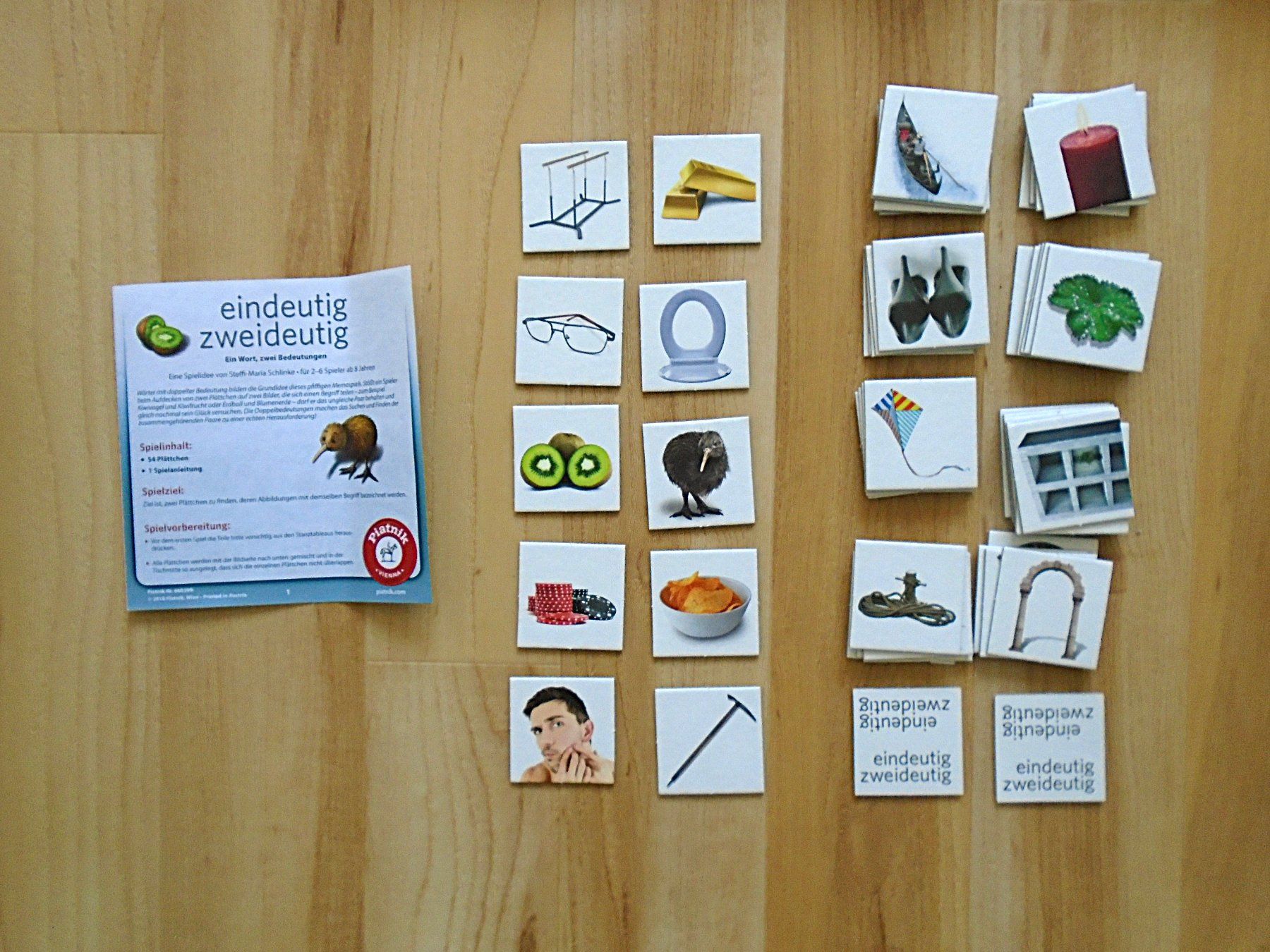 Giochi: Eindeutig-zweideutig / MEMORY mit doppelter Bedeutung – Usato da Pfeffingen venduto da Elfenstein 1
