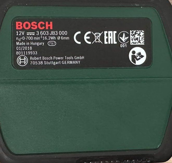 Bosch Trapani: Bosch Akkubohrschrauber EasyDrill 12 mit Koffer – Usato da winterthur venduto da Ricardorounen 3