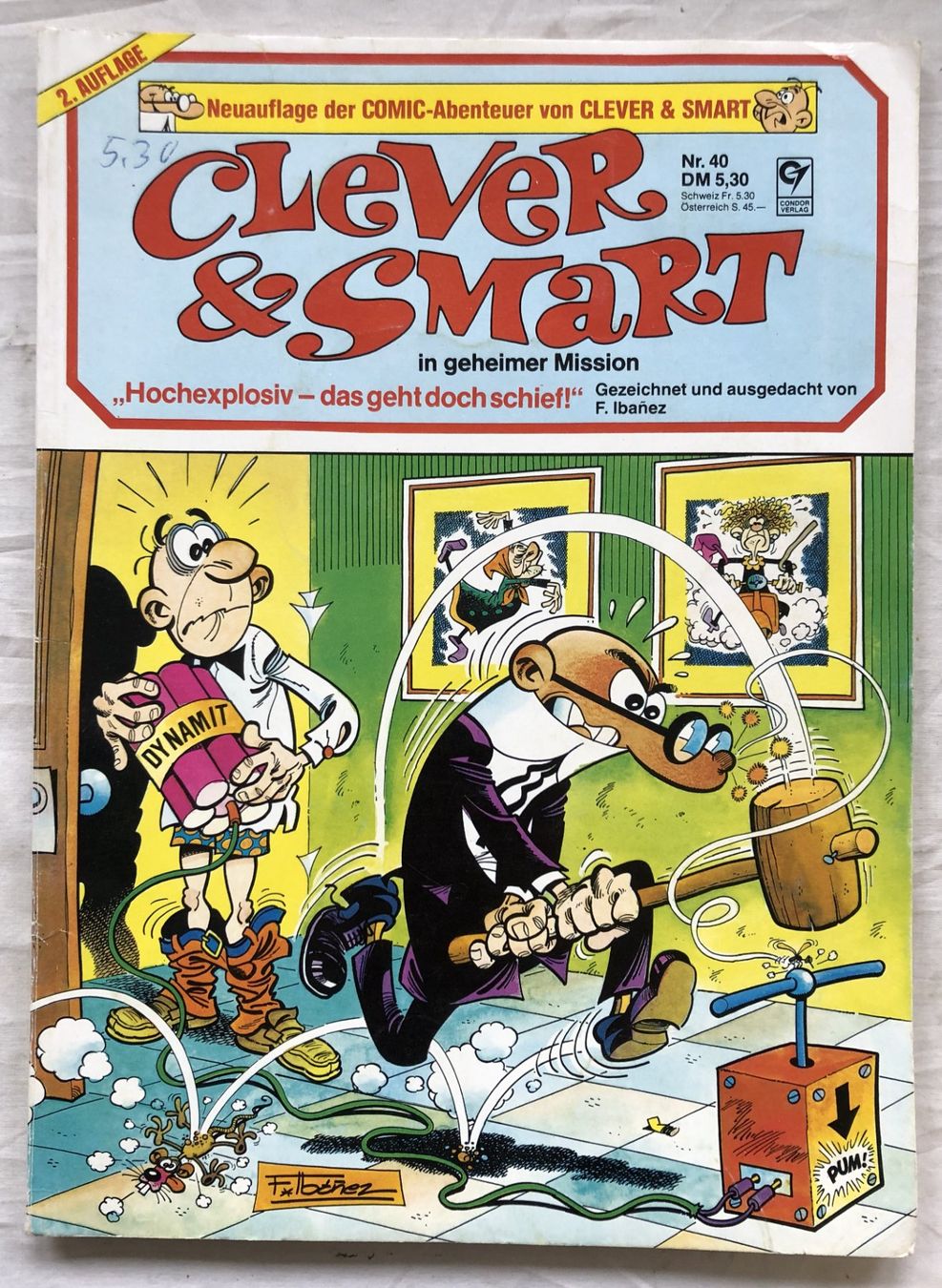 Fumetti: CLEVER & SMART - Nr.40 - 2.Auflage – Usato da Schaffhausen venduto da durruti