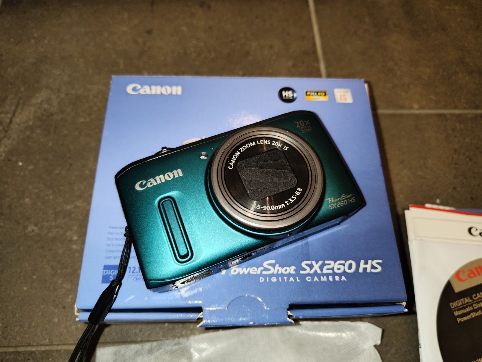 Canon Kamera: Canon PowerShot SX260 HS grün – Gebraucht aus Zeglingen von Vanillacoke