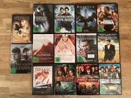 DVD Sammlung (14 Abenteuer- und Historischefilme)