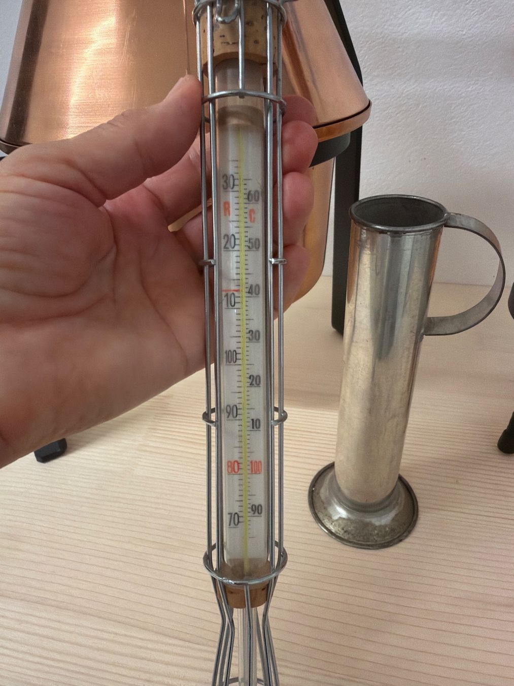 Elettrodomestici da cucina: Destillierapparat Kupfer mit Thermometer – Usato da Adligenswil venduto da goverla11 9