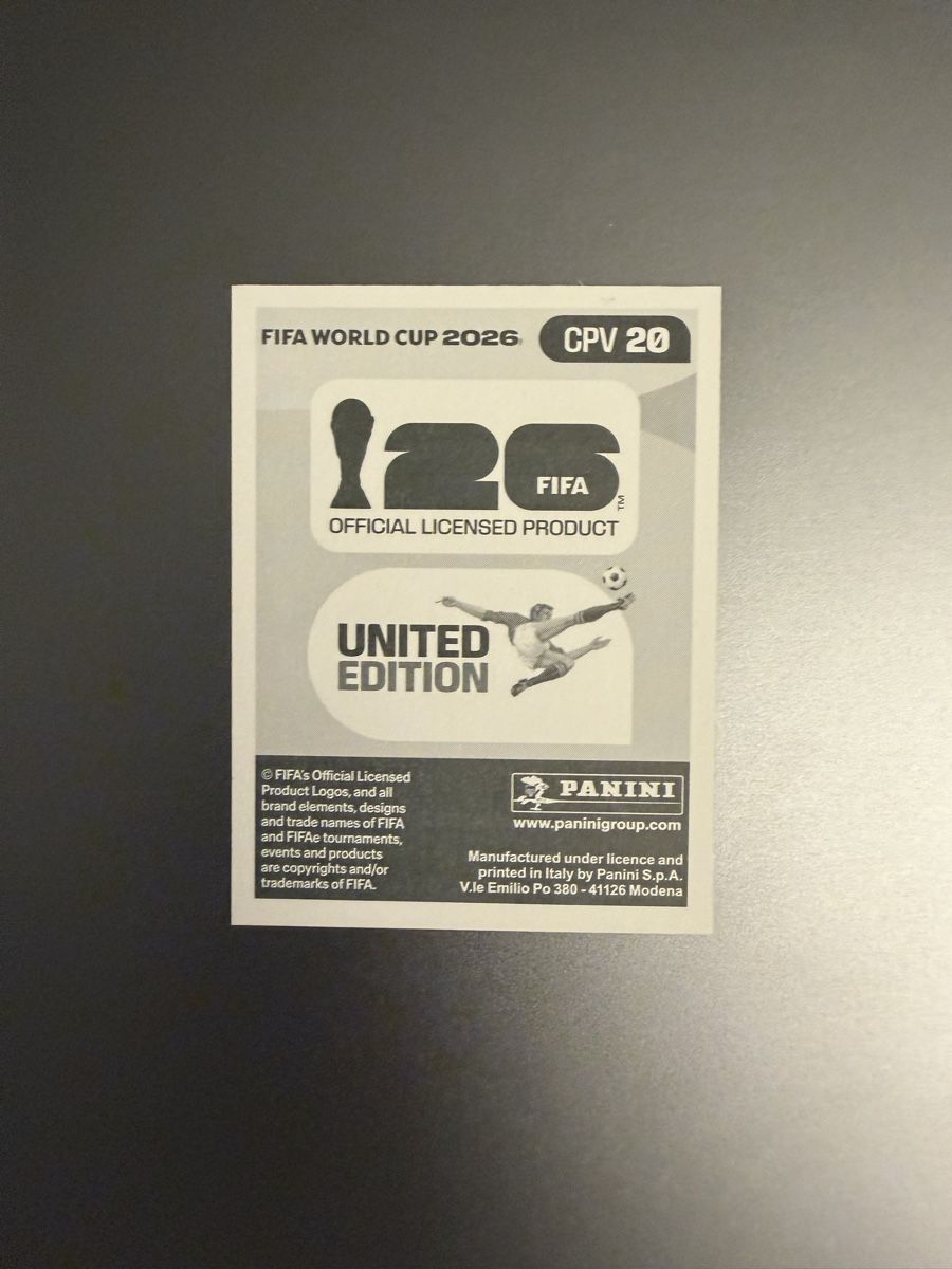 Panini Carte collezionabili: Panini World Cup 2026 - CPV 20 - BEBÉ – Nuovo (secondo la descrizione) da Nyon venduto da Wyvern 1