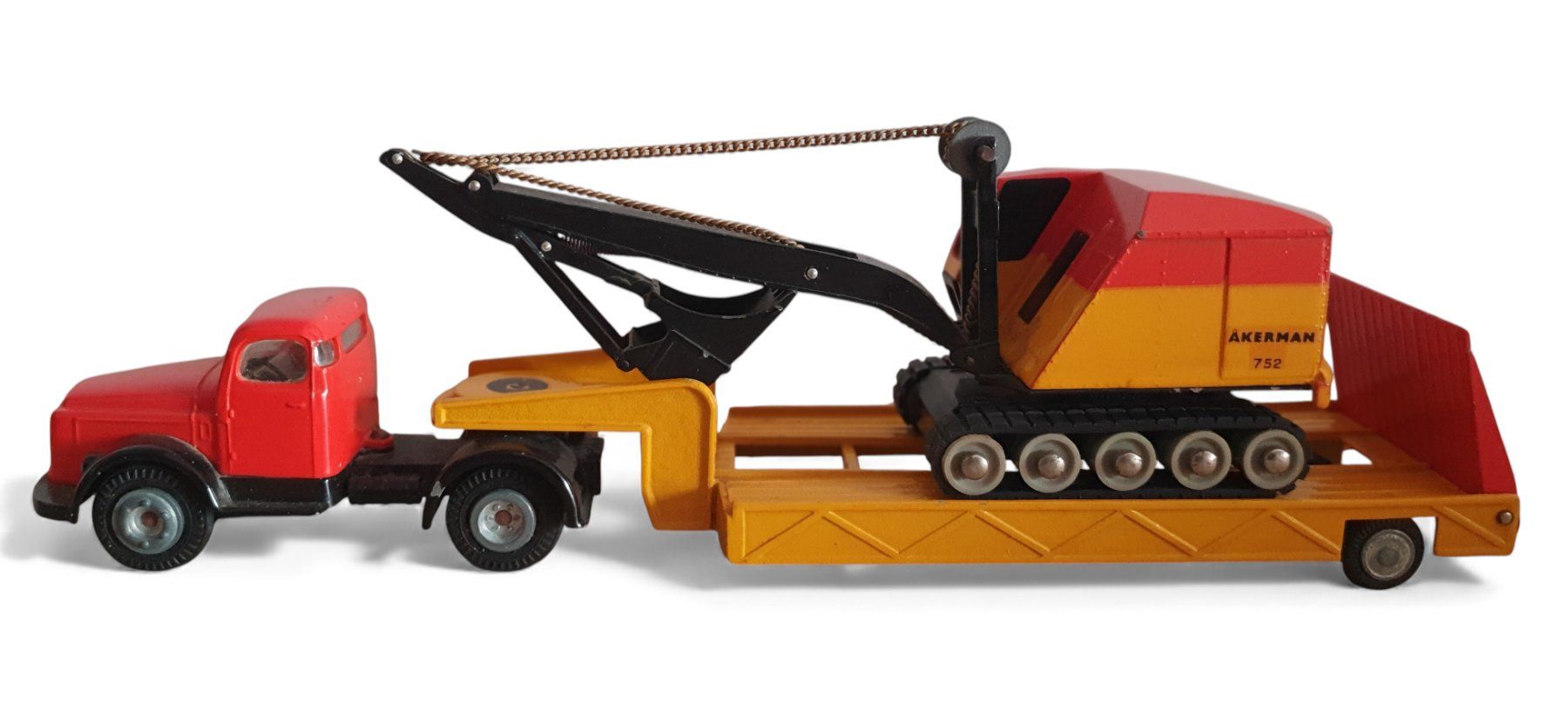 Tekno Modellautos: Tekno Volvo Tieflader mit Löffelbagger – Gebraucht aus Rickenbach b. Wil von klassikmarkt.ch 1