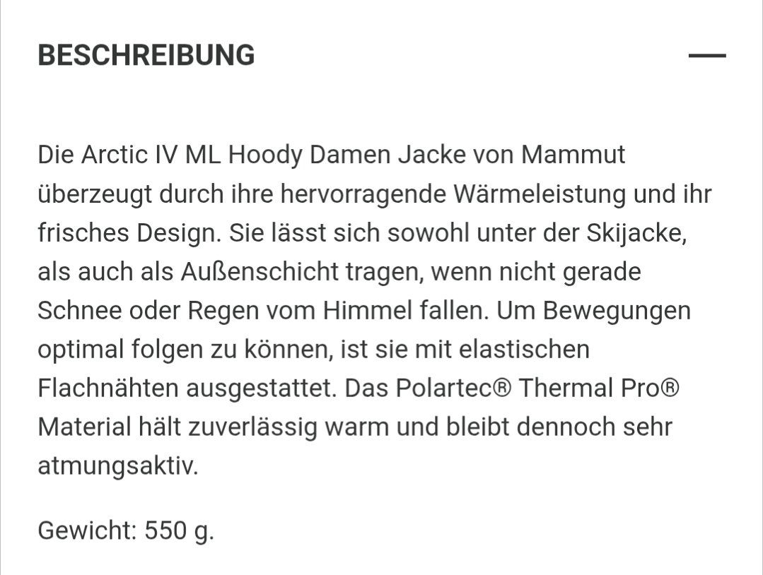 Mammut Giacche: Mammut Fleecejacke – Nuovo (secondo la descrizione) da Aesch ZH venduto da DanKe03 3