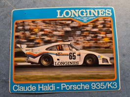 LONGINES  PORSCHE 935  STICKER  NEW  OLD  STOCK  VINTAGE