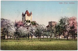 THUN das Schloss (im Sommer) ca. 1920 (BE)