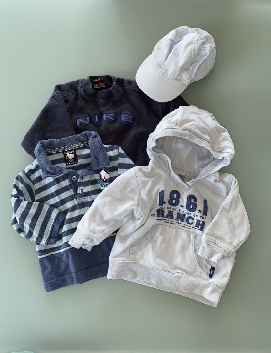 Nike Lotti & Set di vestiti: 4-teiliges Boy Set Gr. 74/80 – Usato da Wangen an der Aare venduto da Chrisimi